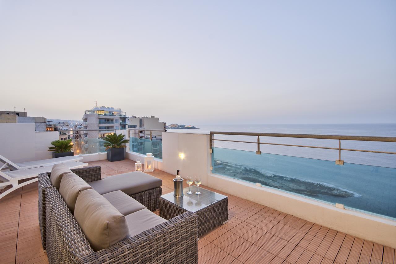 Magnificent Seafront 2-Bedroom Sliema Penthouse Exterior photo